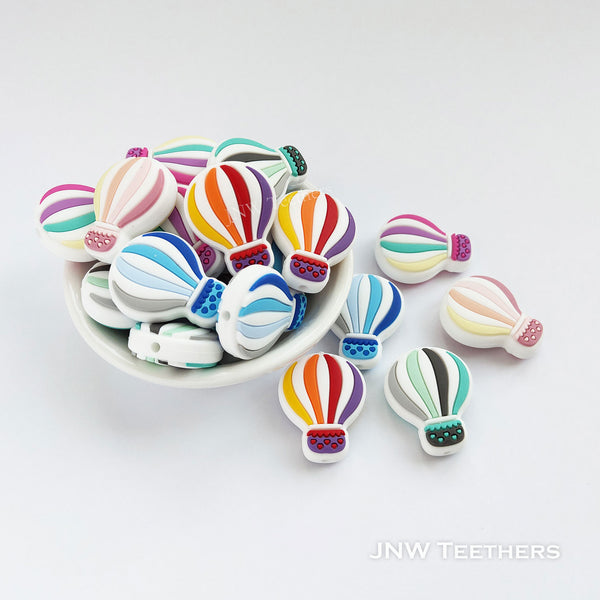 Silicone balloon beads