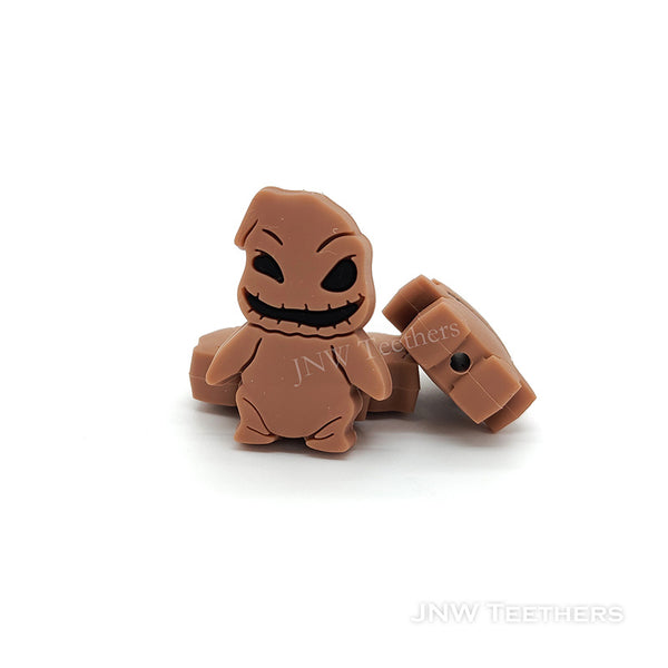 #6 Brown   Oogie Boogie Silicone Focal Beads