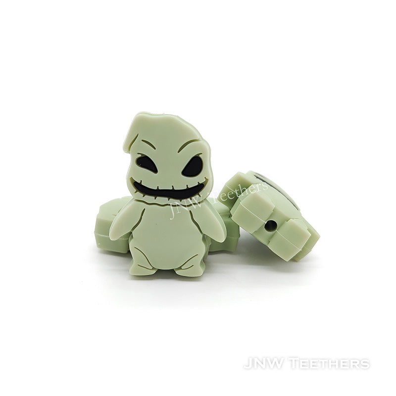 #2 Match Green    Oogie Boogie Silicone Focal Beads