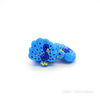 Blue  Silicone Peacock Focal Beads