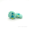 Mint  Silicone Peacock Focal Beads