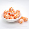 15mm Printed Silicone Round Beads