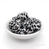 15mm Printed Silicone Round Beads Style 6