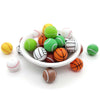 15mm Silicone Print Round Beads