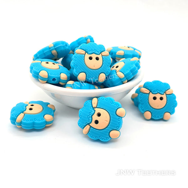 Blue Sheep Silicone Focal Beads JNWTeethers