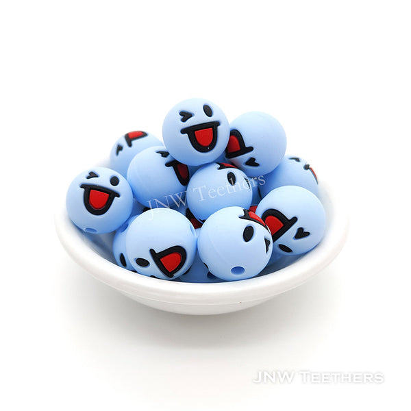 Emojo Silicone Beads blue