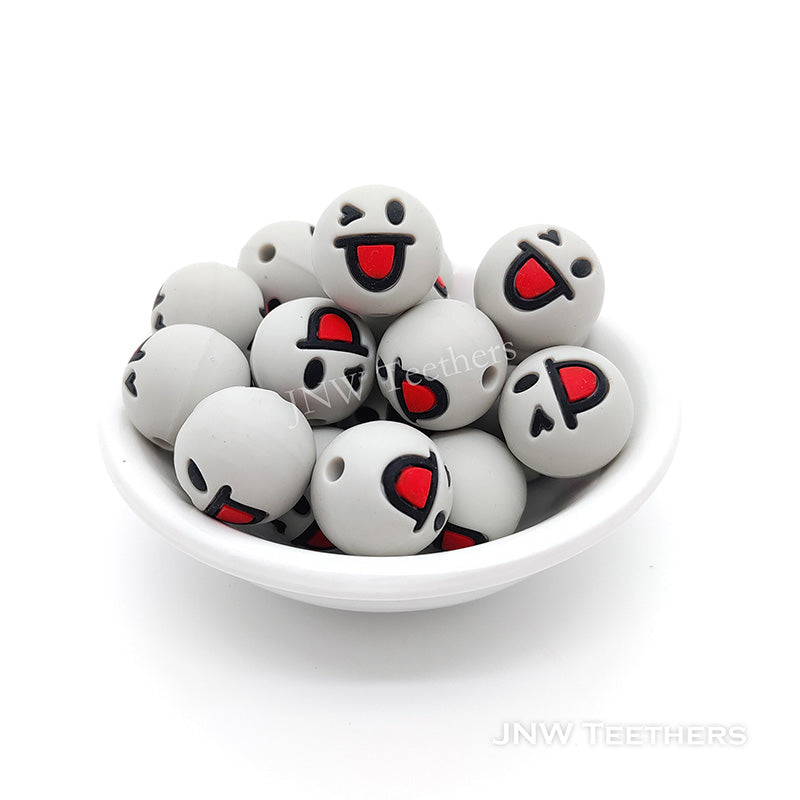 Emojo Silicone Beads light gray