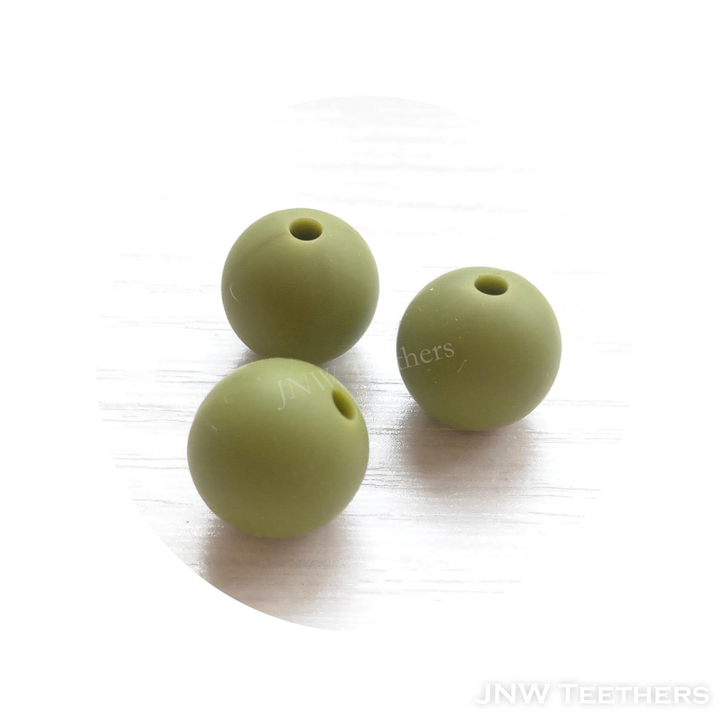 Silicone Rounds - Army Green #19