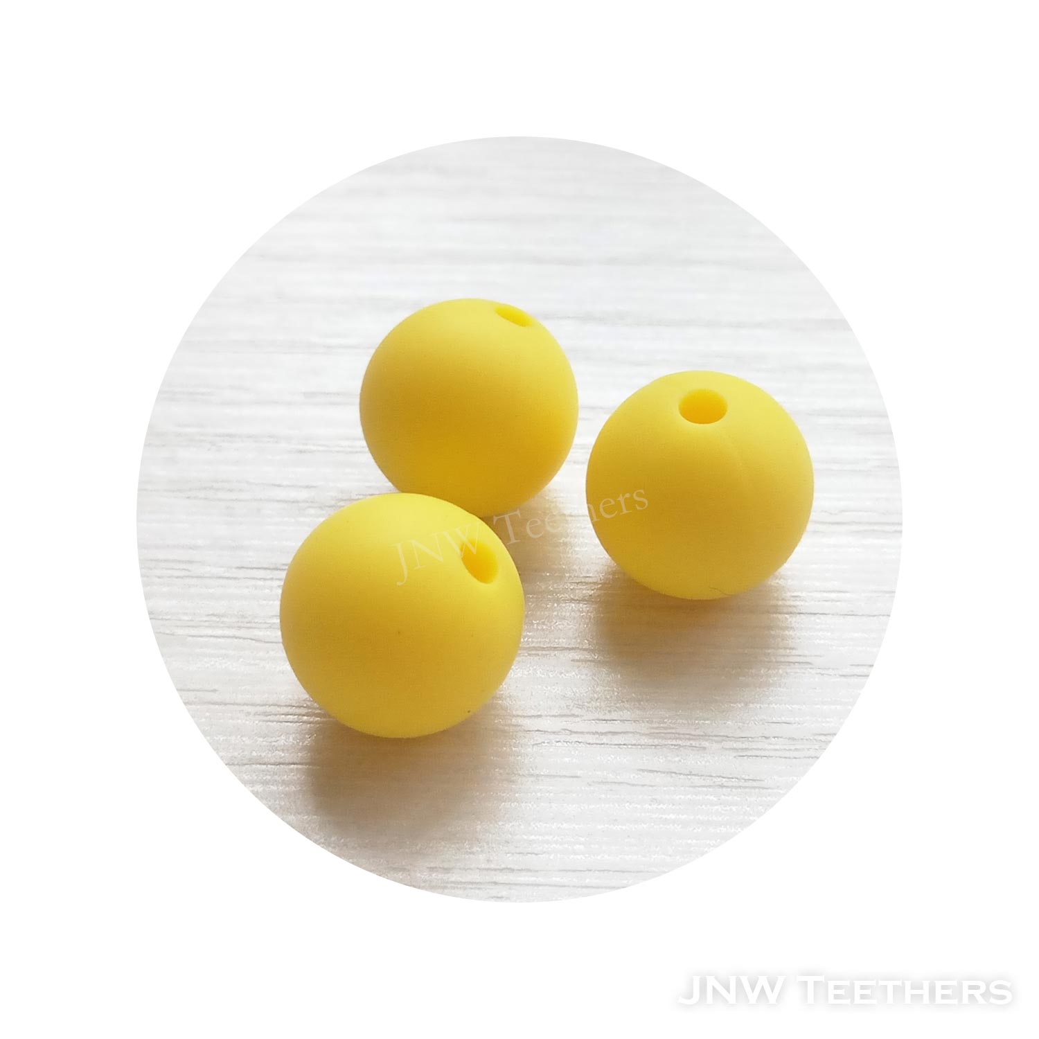 Silicone Rounds - Bright Yellow #17