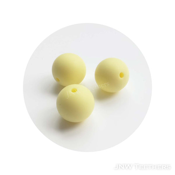 Silicone Rounds - Cream Yellow 91