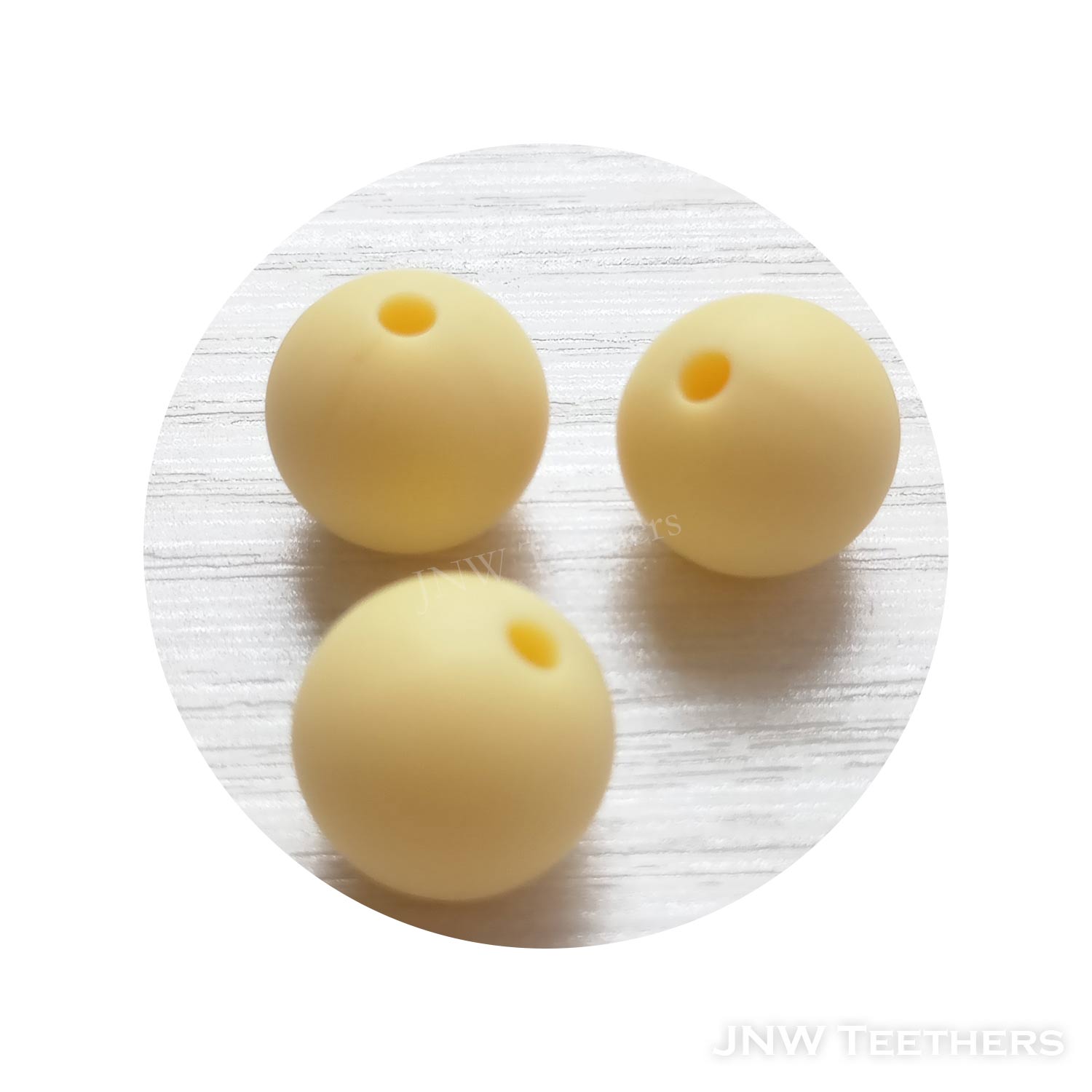 Silicone Rounds - Custard Yellow 32