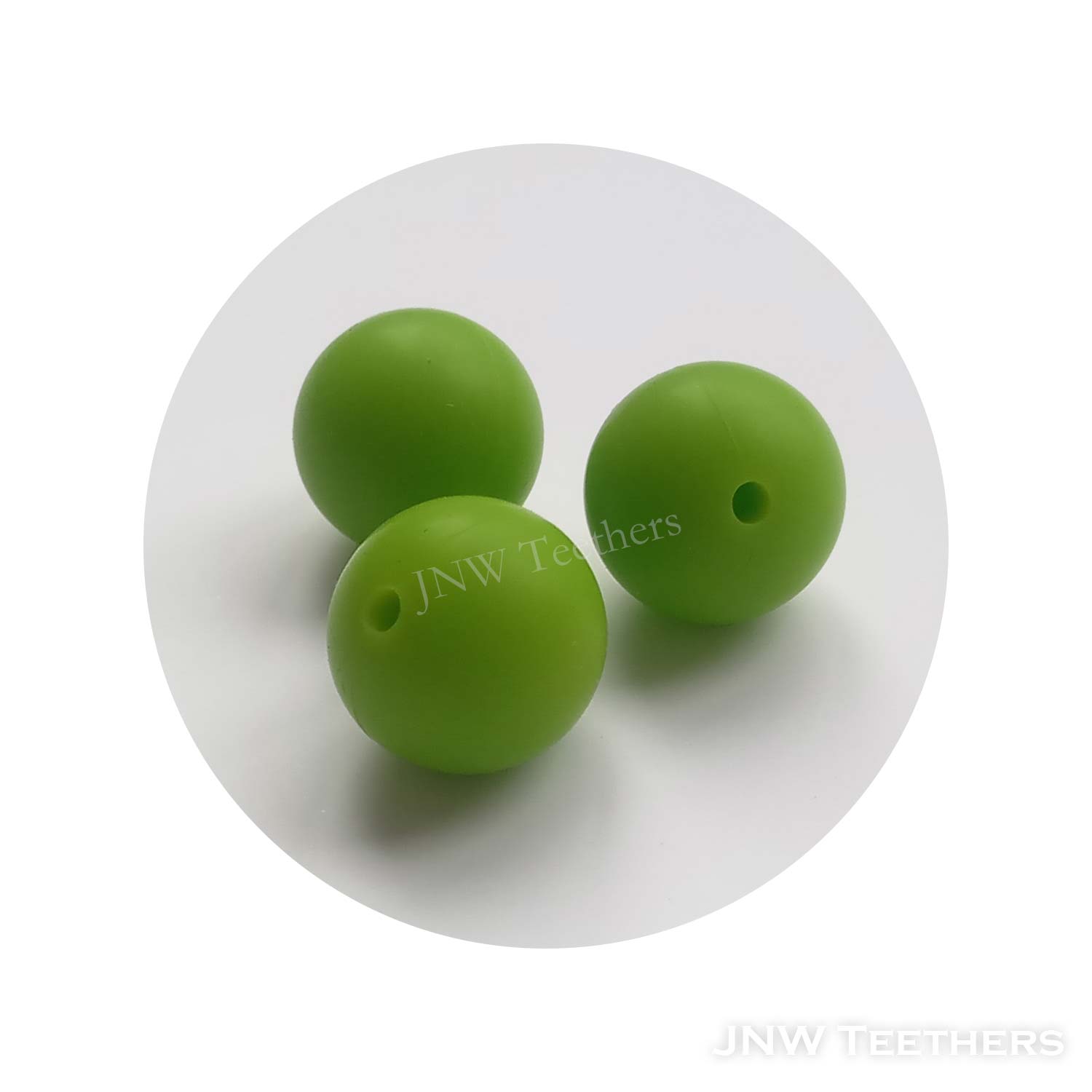Silicone Rounds - Dark Chartreuse 133