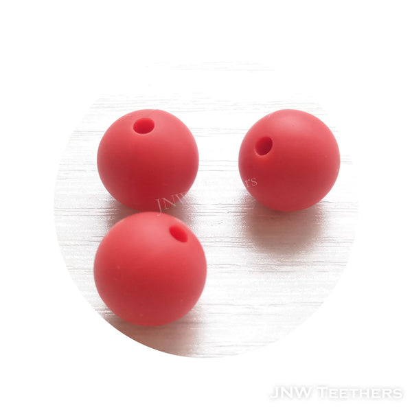 Silicone Rounds - Mandarin Red 52