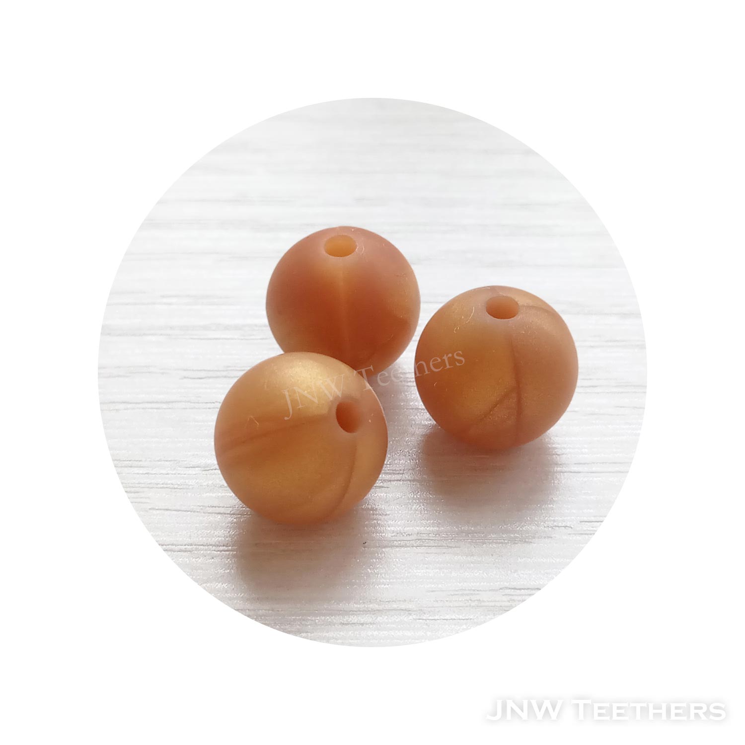 Silicone Rounds - Metallic Gold #13