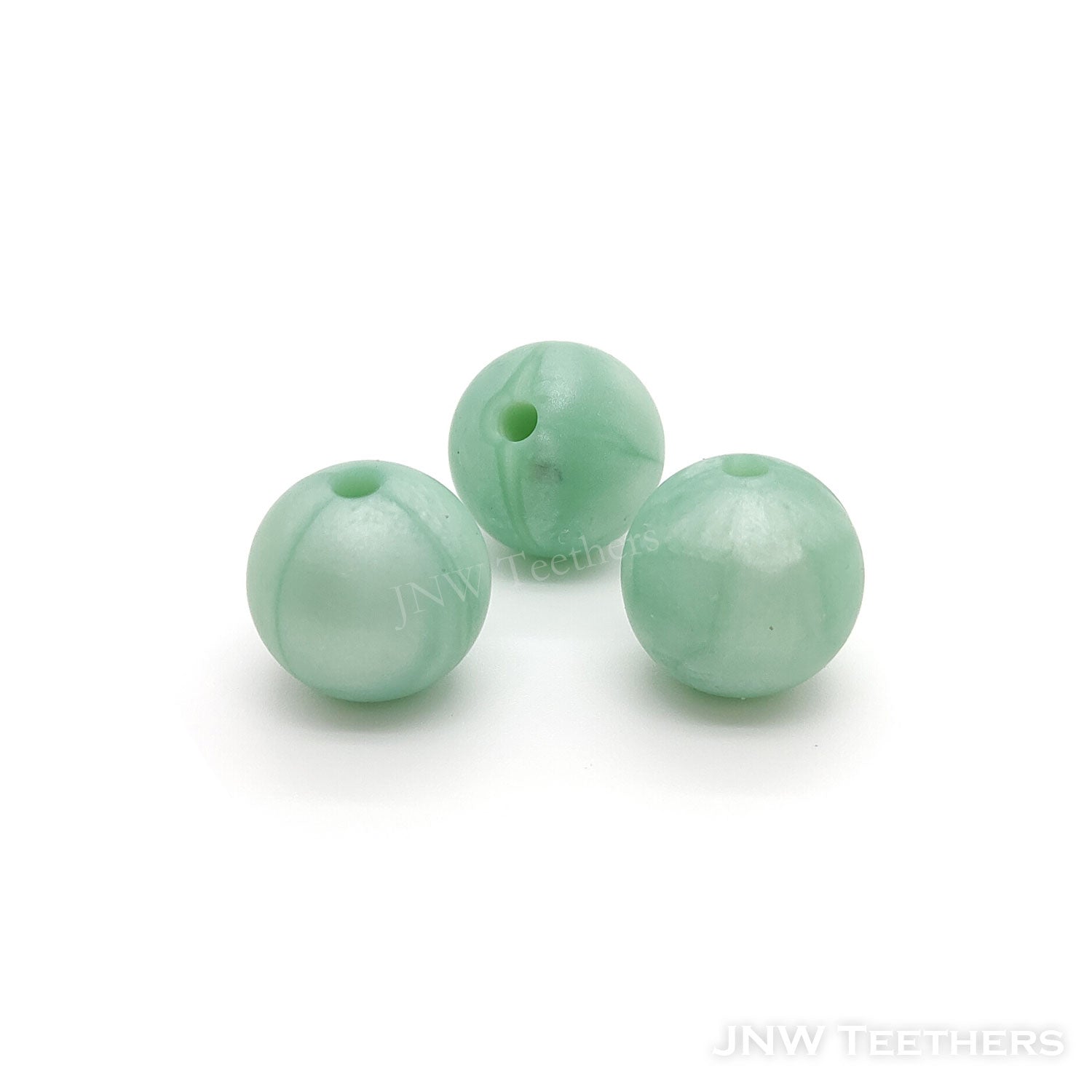 Silicone Rounds - Pearl Green 121