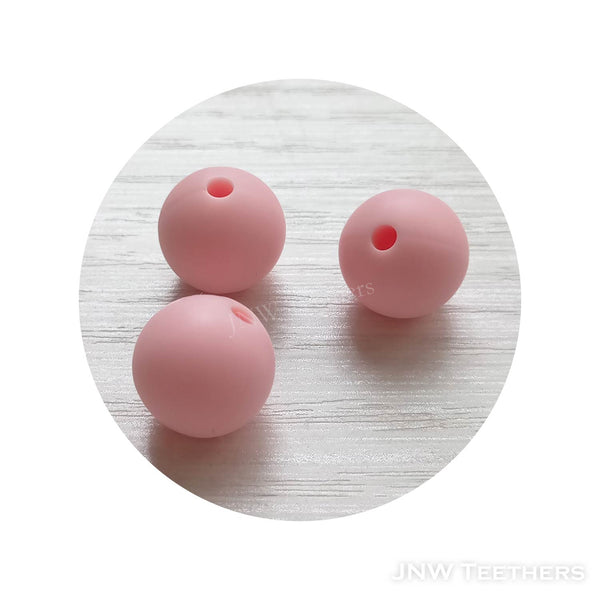 Silicone Rounds - Rose Quartz #47