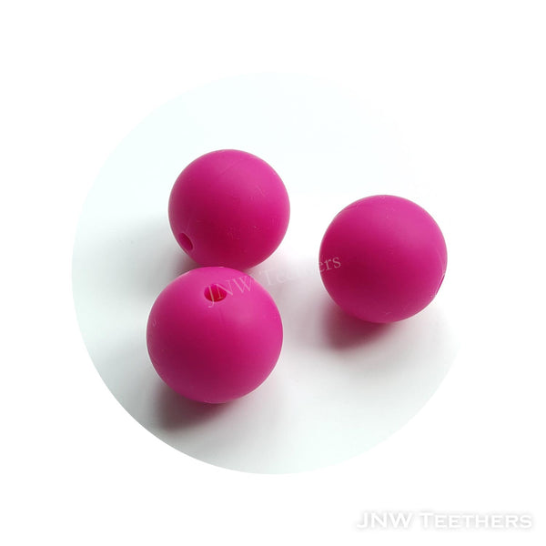 Silicone Rounds - Sassy Fuchsia #35