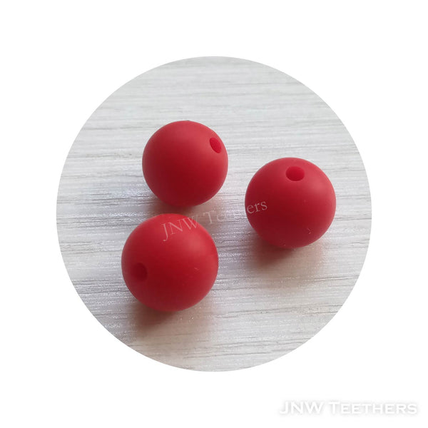 Silicone Rounds - Scarlet Red 25