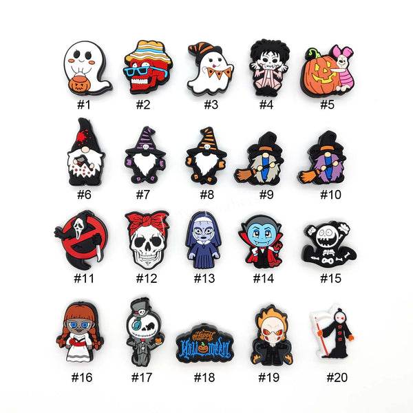 Silicone figure beads for Halloween