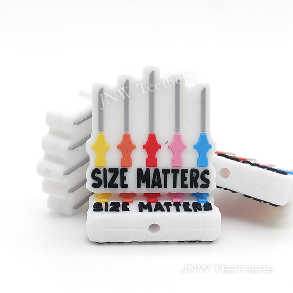 Size matters screwdriver silicone focal beads