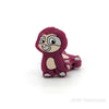 Sloth silicone focal beads Bordeaux
