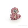 Sloth silicone focal beads dusty rose