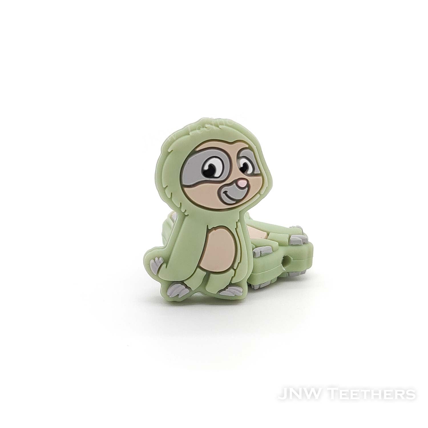 Sloth silicone focal beads lint