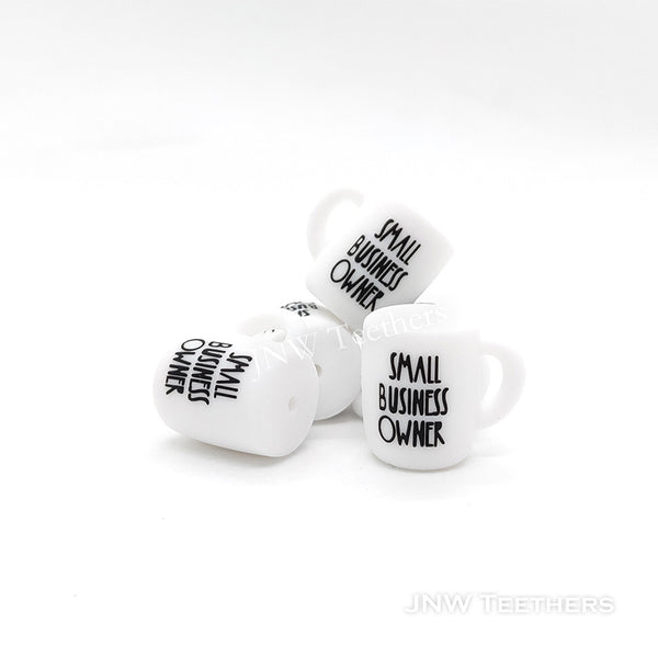 Small Business Owner Coffee Mug Silicone Focal Beads