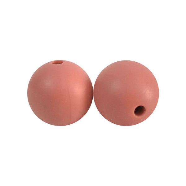 100 12mm Round Silicone Beads