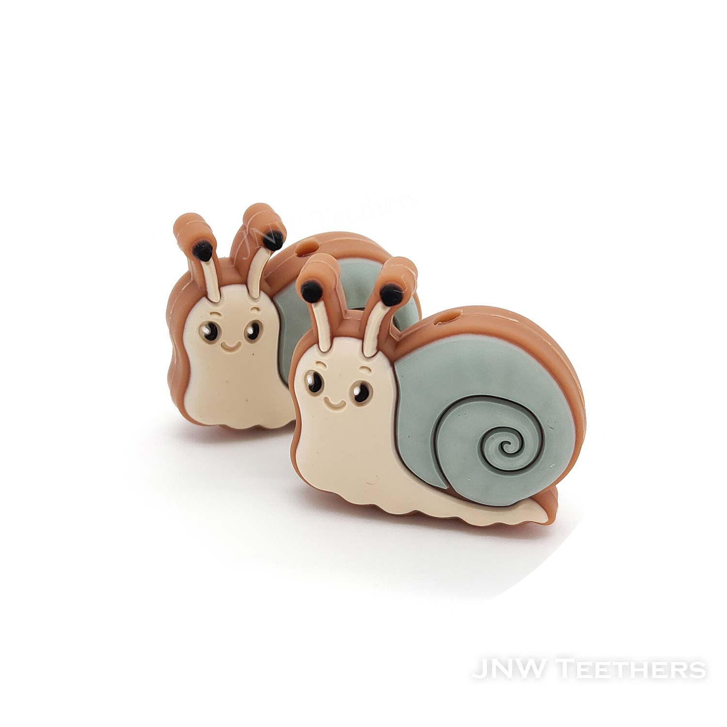 Snail silicone focal beads