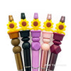 Sunflower Pot Silicone Focal Beads