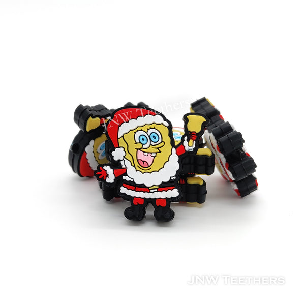 Christmas Santa Claus Suit Silicone Focal Beads