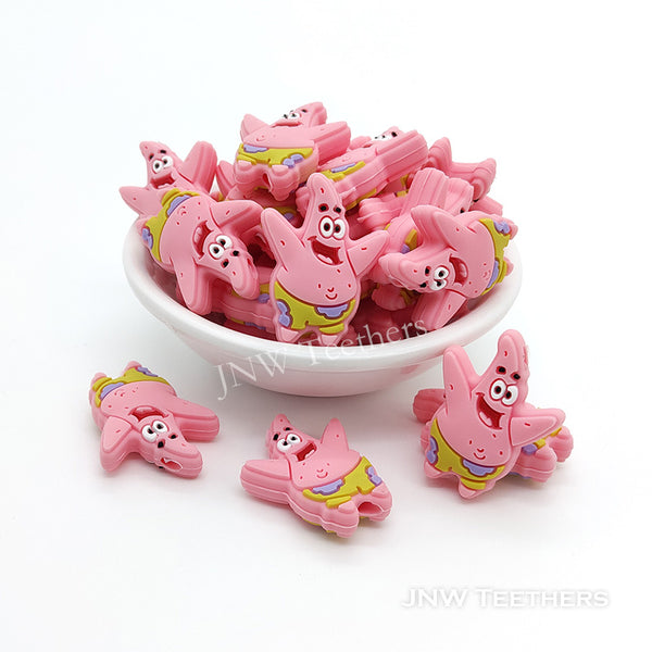 Starfish silicone focal beads