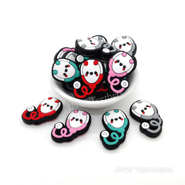 Stethoscope silicone focal beads