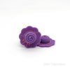 purple summer hat silicone focal beads