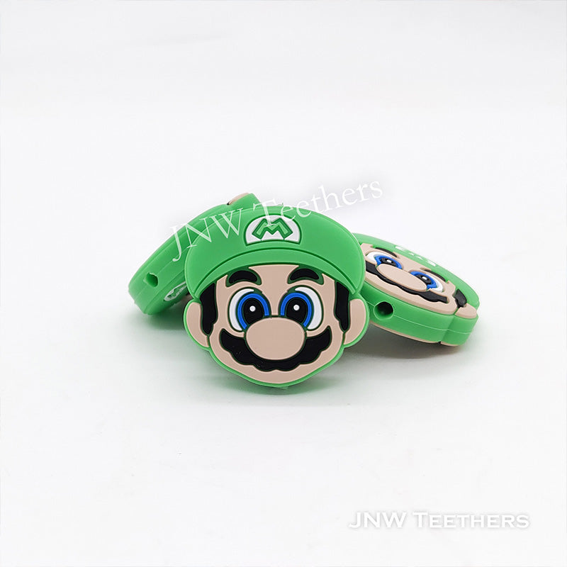 Pack 5 Mario Silicone Focal Beads