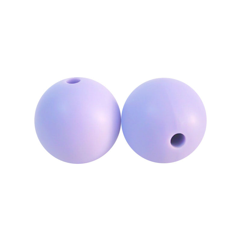 100 12mm Round Silicone Beads