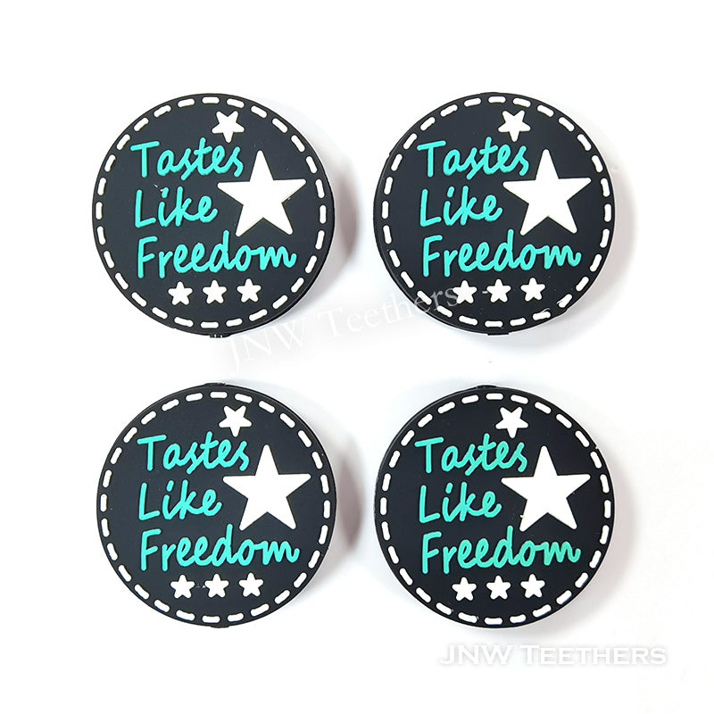 Tastes like freedom silicone focal beads