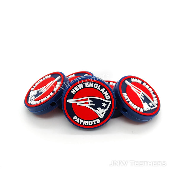 New England Patriots Football Teams silicone focal beads
