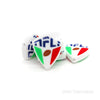 NFL Football Team Triangle Shape silicone focal beads