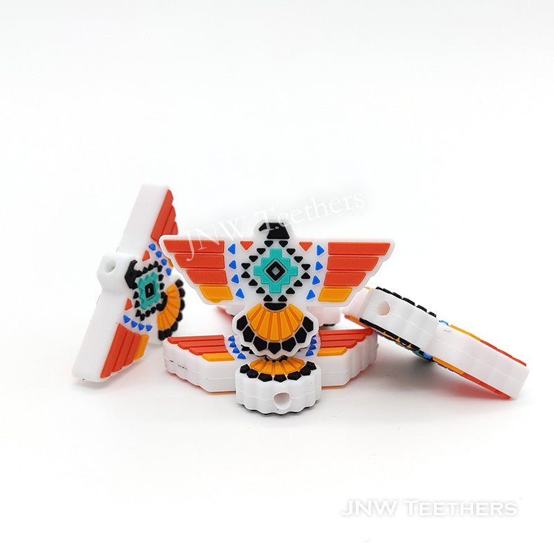 Thunderbird silicone focal beads