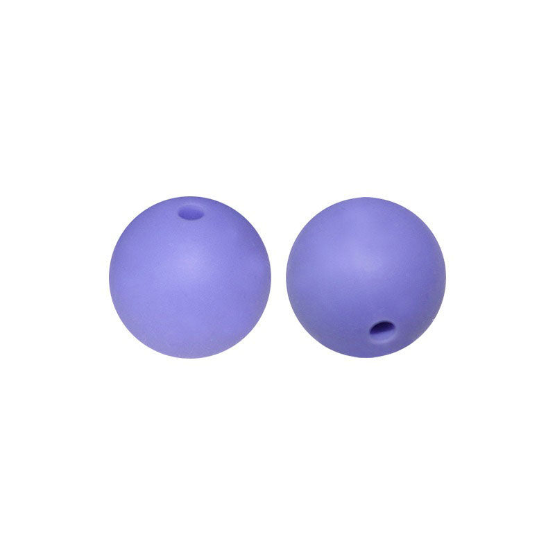 100 12mm Round Silicone Beads