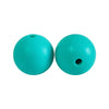 JNWTeethers Turquoise silicone round beads for pens 9mm 12mm 15mm 
