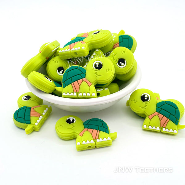 Turtle silicone focal beads