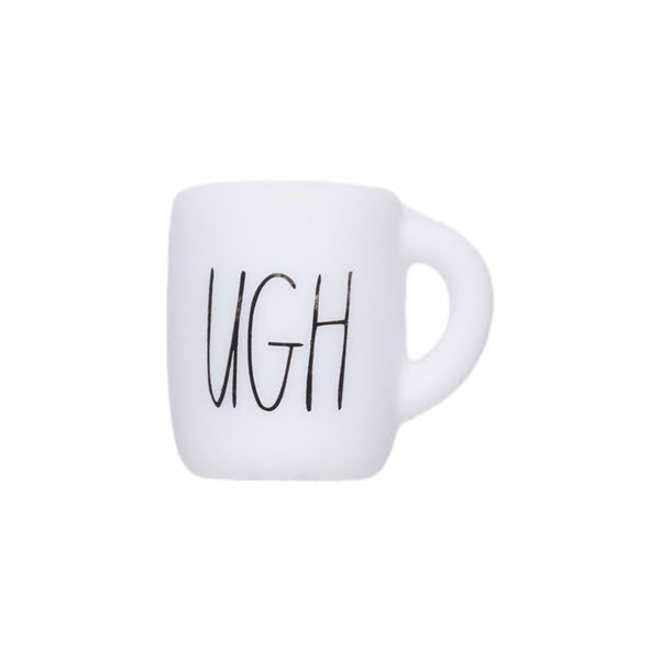 JNWTeethers UGH printed coffee mug silicone beads wholesale