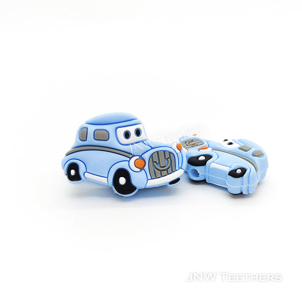 Pastel Blue    Silicone Car Beads