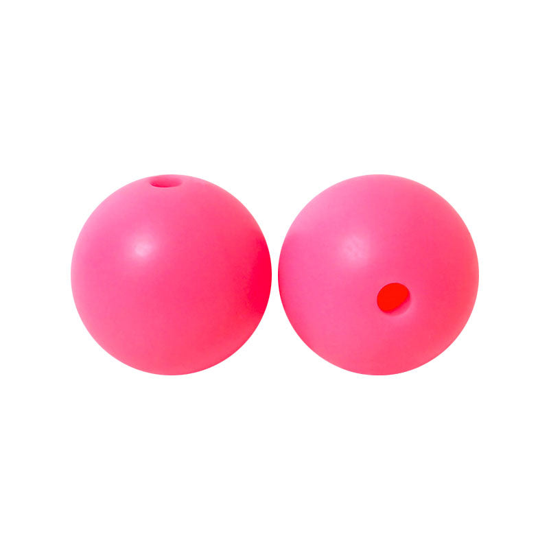 100 12mm Round Silicone Beads