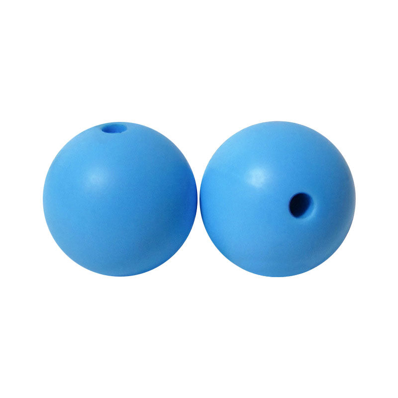 100 12mm Round Silicone Beads
