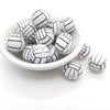 15mm Volleyball Silicone Print Round Beads