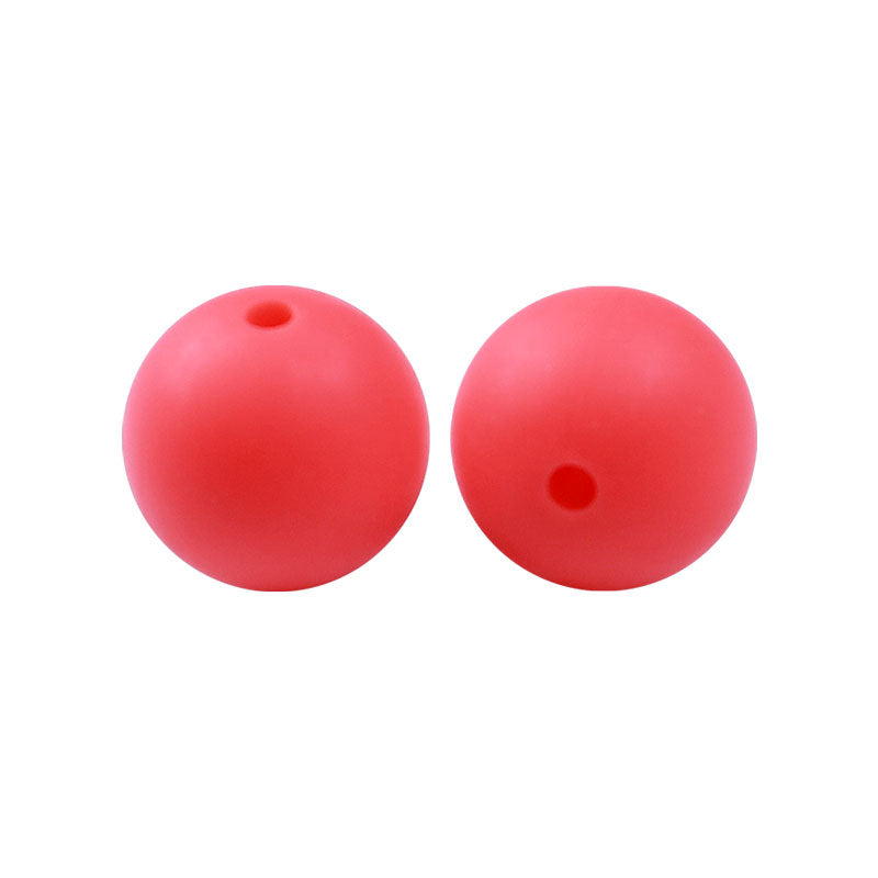 100 12mm Round Silicone Beads